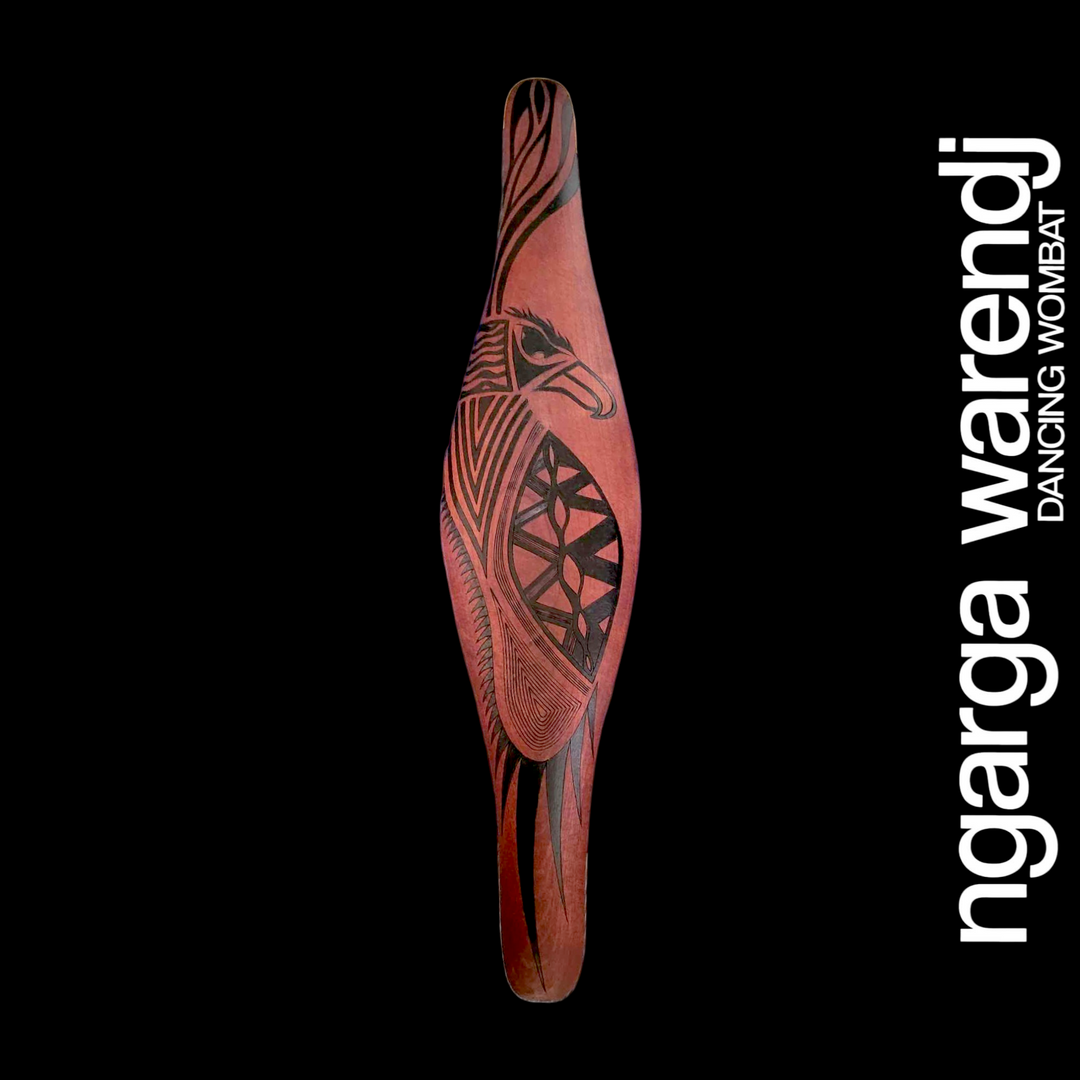 PARRYING SHIELD MEDIUM WIDE - BUNJIL THE WEDGE TAILED EAGLE