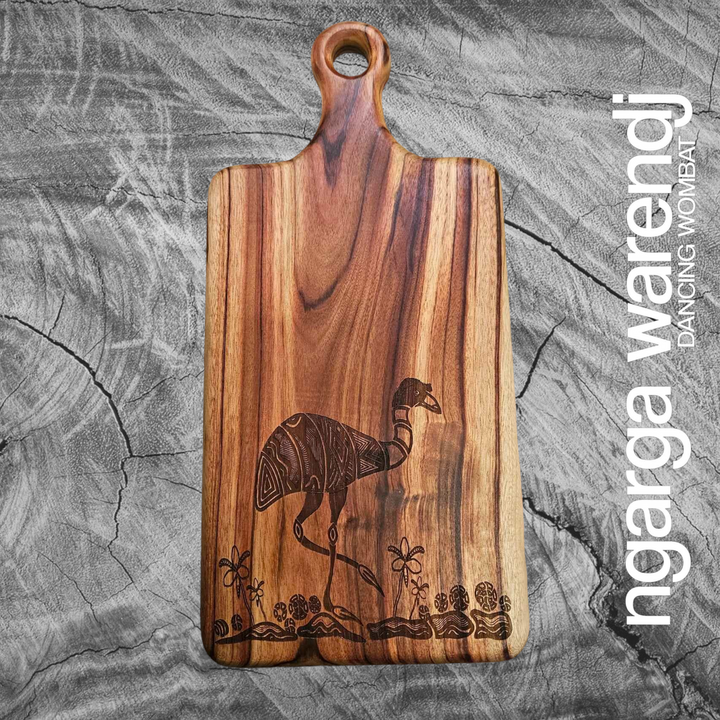 CAMPHOR LAUREL MEDIUM RECTANGLE PADDLE BOARD - ASSORTED DESIGNS