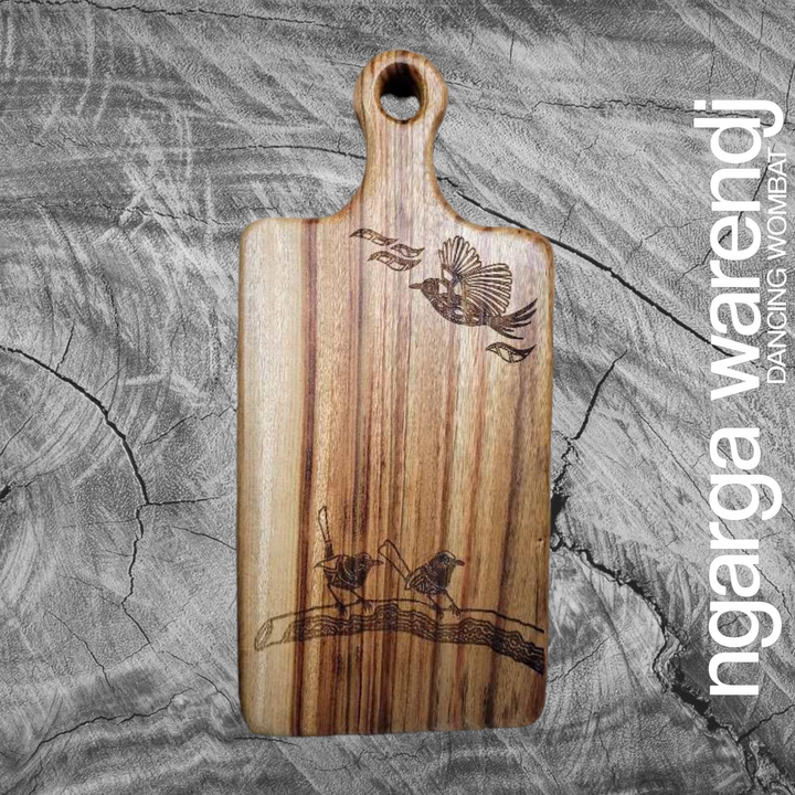 CAMPHOR LAUREL MEDIUM RECTANGLE PADDLE BOARD - ASSORTED DESIGNS