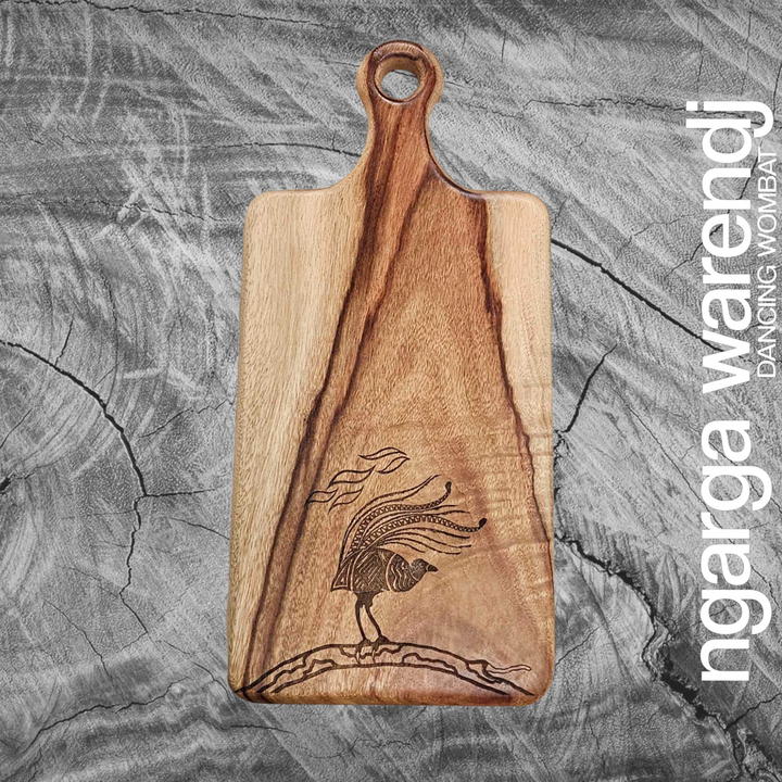 CAMPHOR LAUREL MEDIUM RECTANGLE PADDLE BOARD - ASSORTED DESIGNS