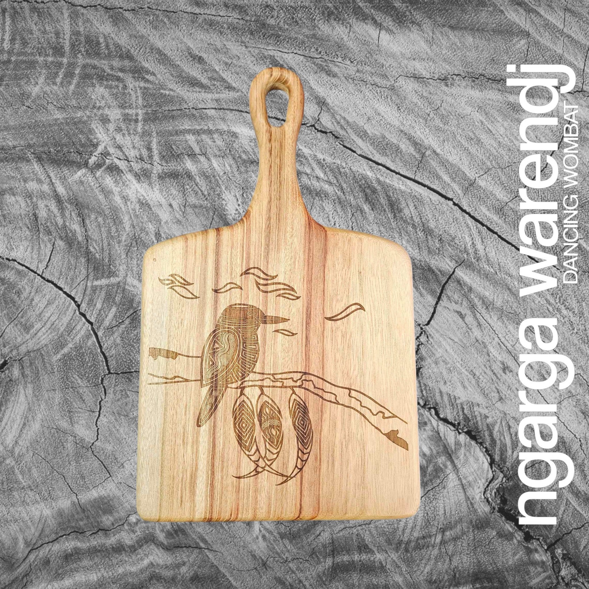 Wooden Board Rectangle Mini Possum Glider Camphor Laurel 15x20x2.8cm - Ngarga Warendj main image 0
