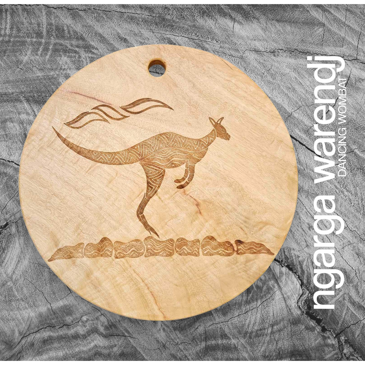 CAMPHOR LAUREL ROUND BOARD LARGE- ASSORTED DESIGNS
