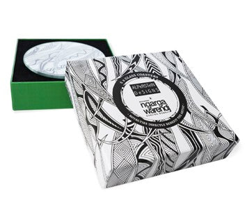 NGARGA WARENDJ DANCING WOMBAT GLASS COASTERS SET of 6