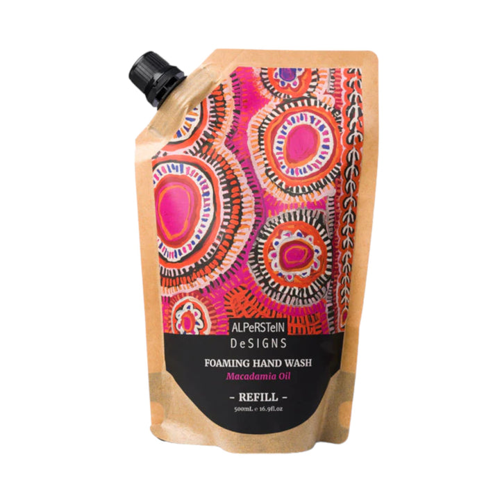 FOAMING HAND WASH REFILL - ASSORTED ABORIGINAL ART DESIGNS AND FRAGRANCES