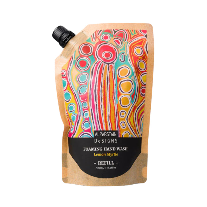 FOAMING HAND WASH REFILL - ASSORTED ABORIGINAL ART DESIGNS AND FRAGRANCES