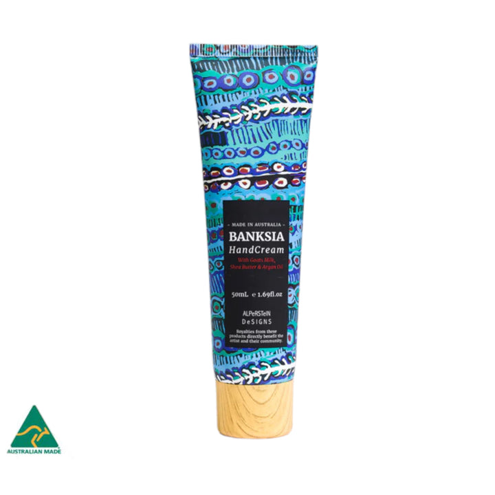 HAND CREAM 50ML - ASSORTED ABORIGINAL ART DESIGNS AND FRAGRANCES