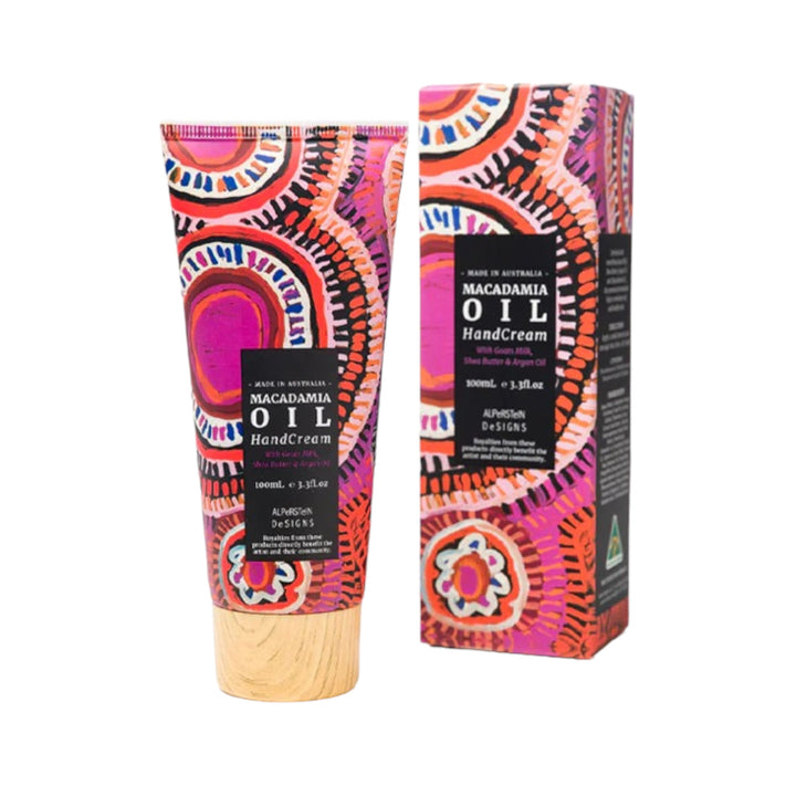 HAND CREAM 100ML - ASSORTED ABORIGINAL ART DESIGNS AND FRAGRANCES