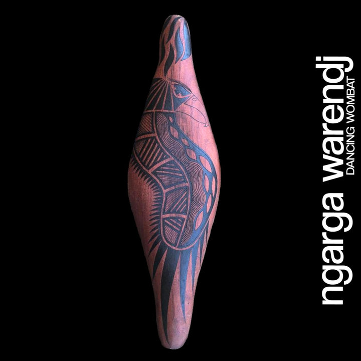 PARRYING SHIELD SMALL WIDE - BUNJIL THE WEDGE TAILED EAGLE DESIGN