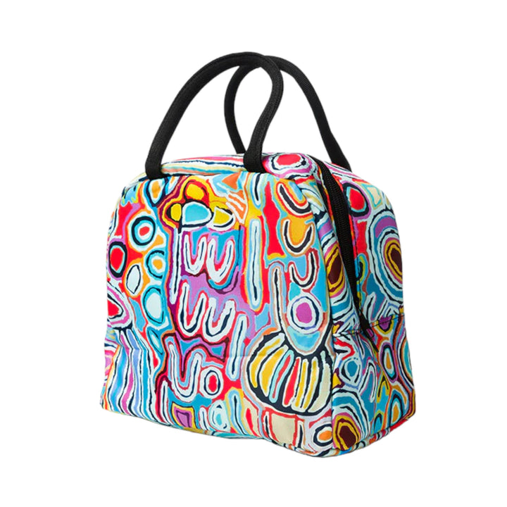 LUNCH TOTE INSULATED BAG - ASSORTED ABORIGINAL ART DESIGNS