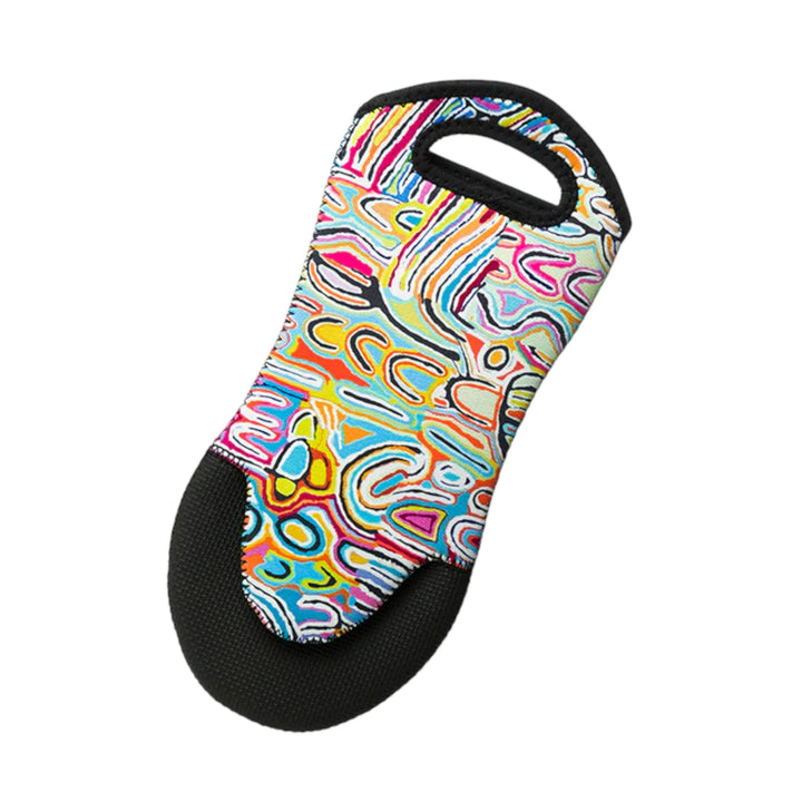 OVEN MITT NEOPRENE  - ASSORTED ABORIGINAL ART DESIGNS