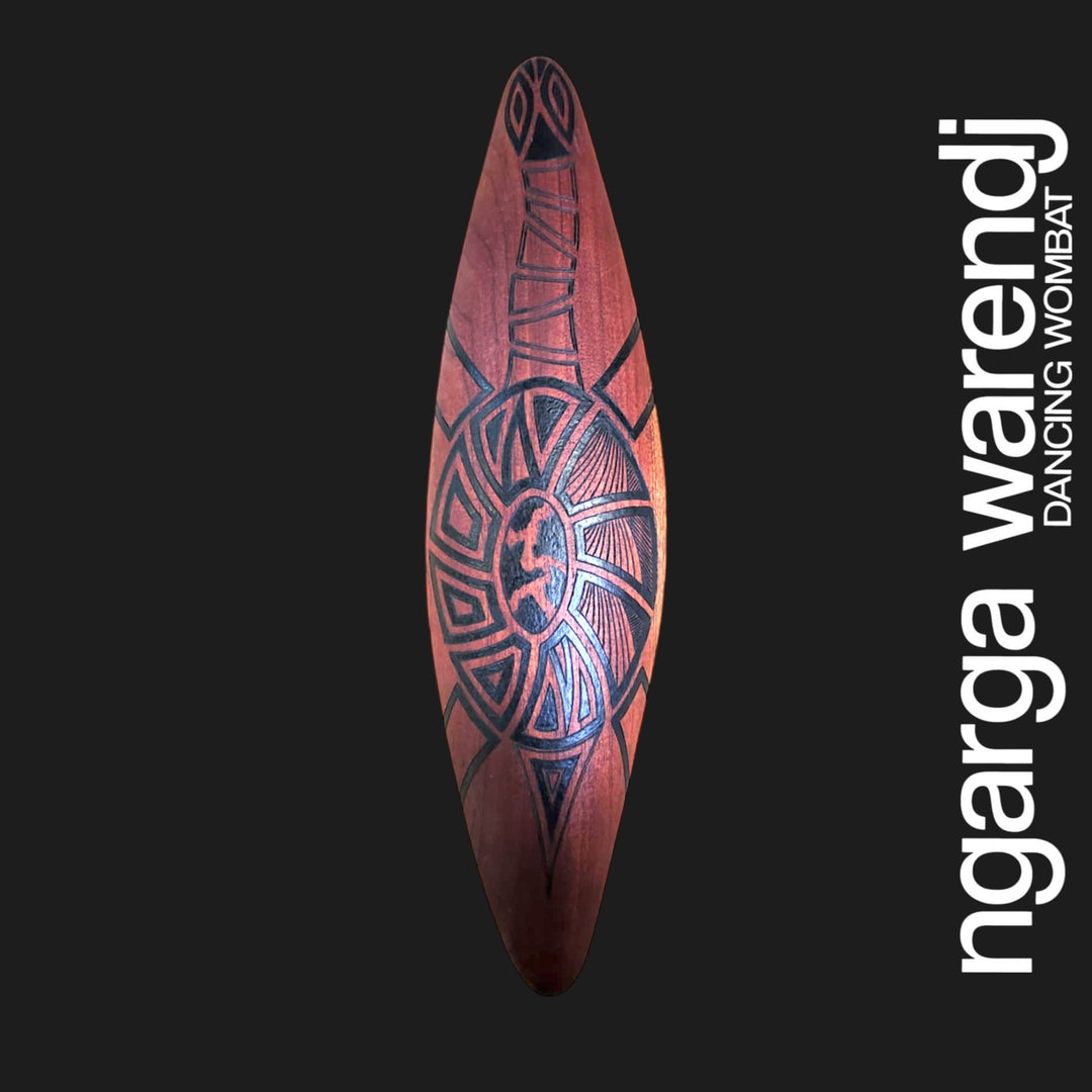 OOAK WALL SHIELD - BAREBIN BUK THE LONG NECK TURTLE DESIGN