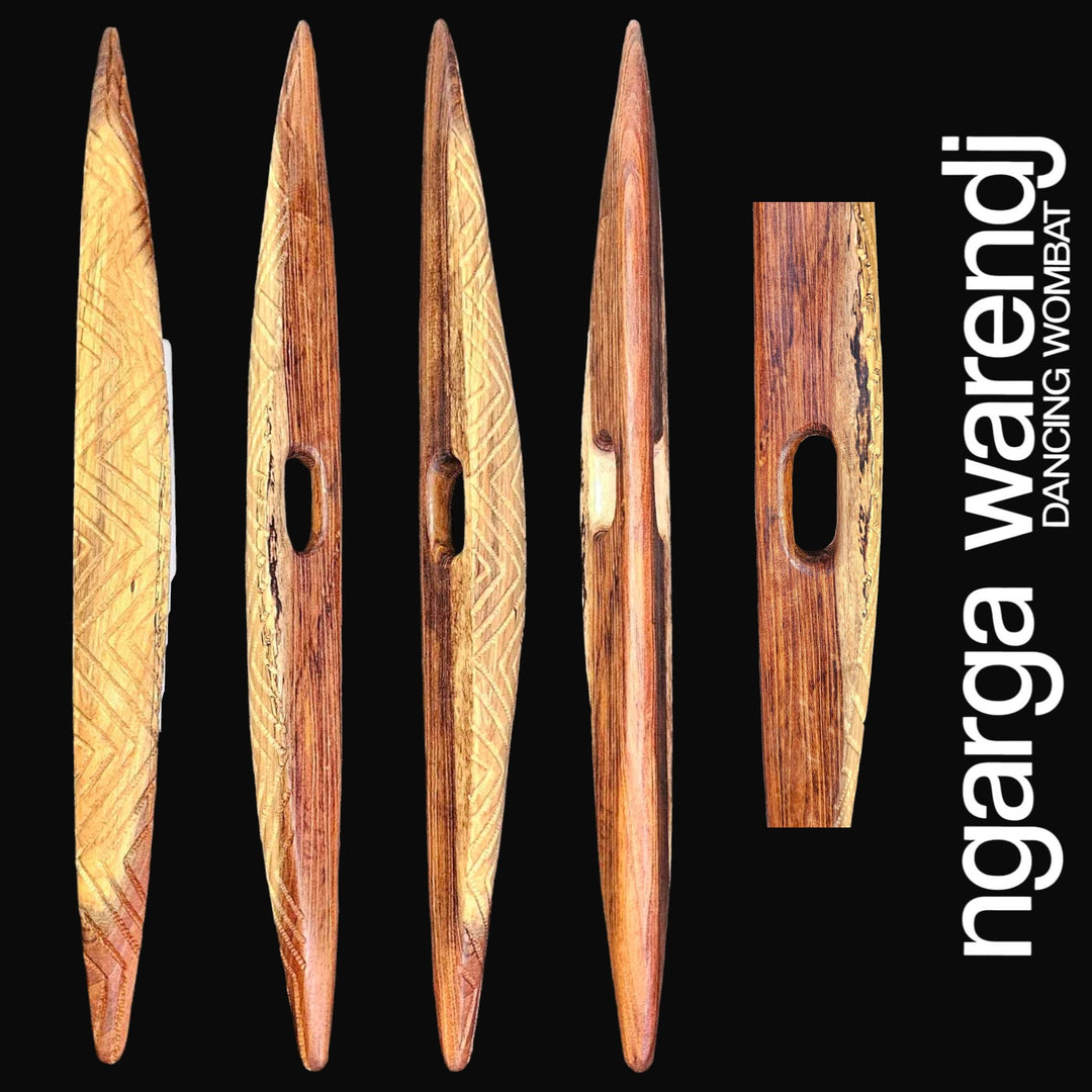 TRADITIONAL PARRING MALGARR - CARVED CHEVRON DESIGN
