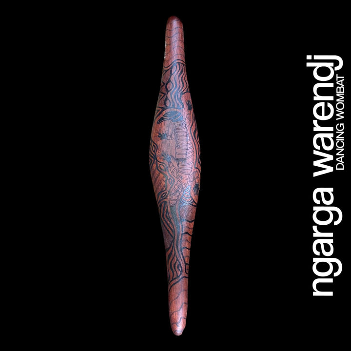 PARRYING SHIELD LARGE WIDE - DHULIN THE GOANNA DESIGN