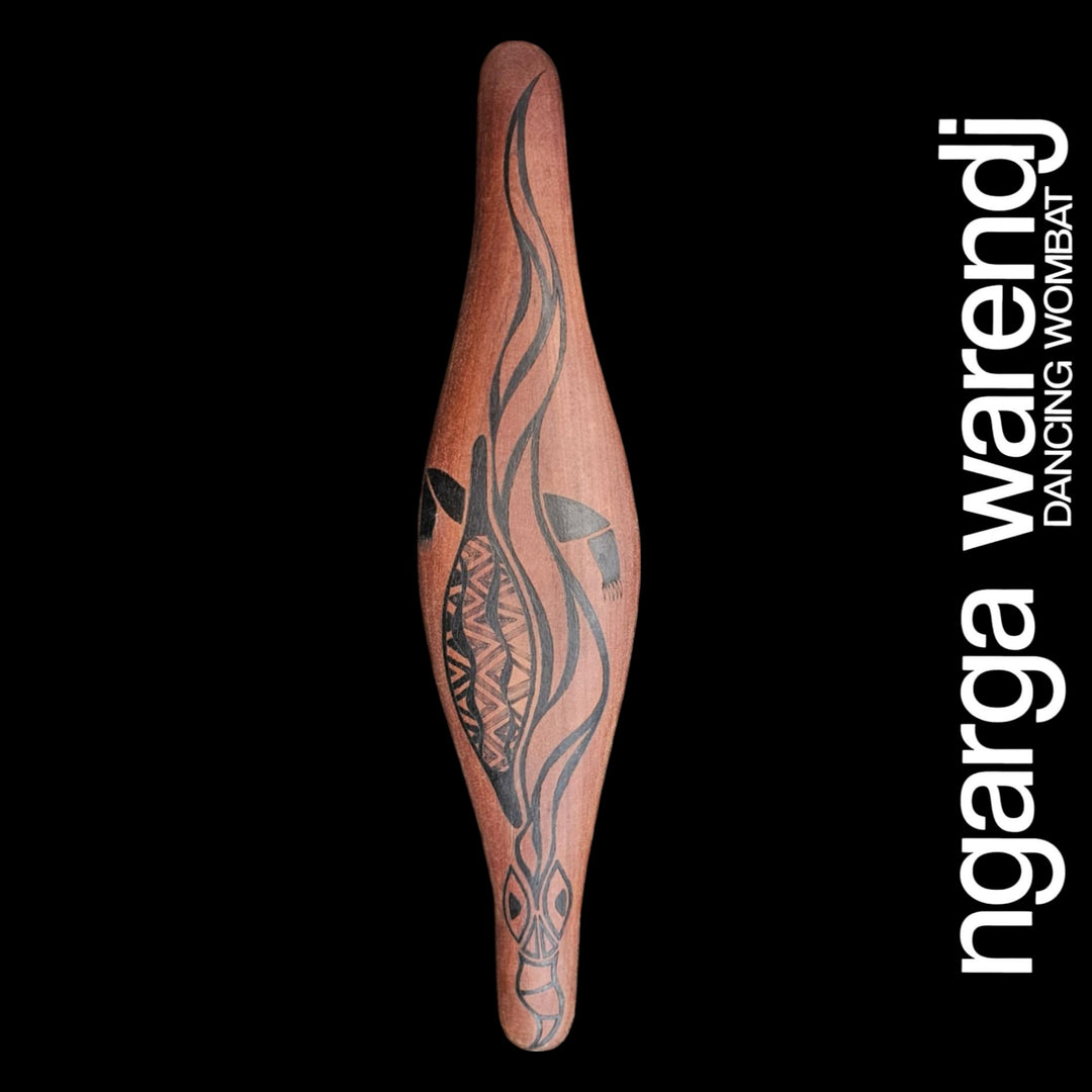 PARRYING SHIELD MEDIUM WIDE - BILI BLUETONGUE LIZARD DESIGN