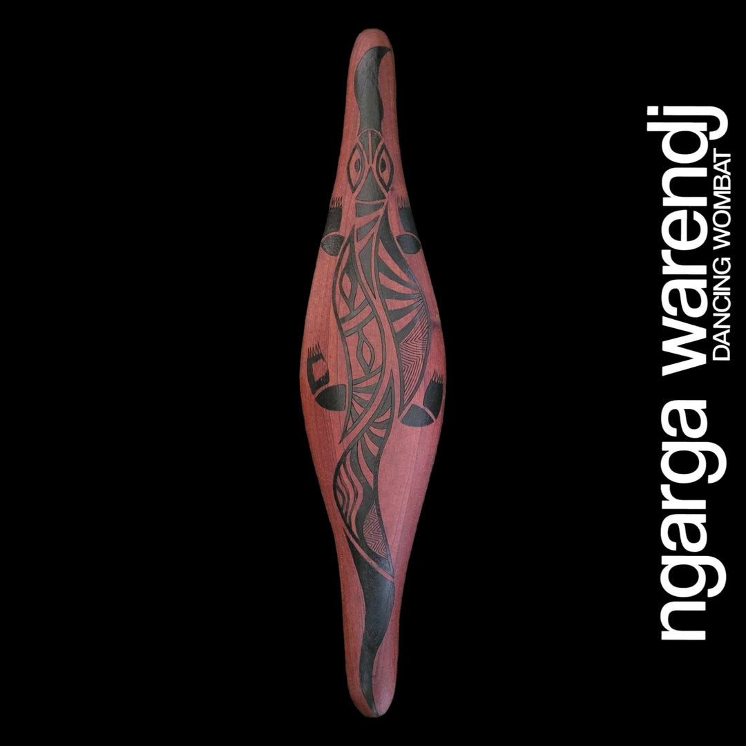 PARRYING SHIELD MEDIUM WIDE - BILI BLUETONGUE LIZARD DESIGN