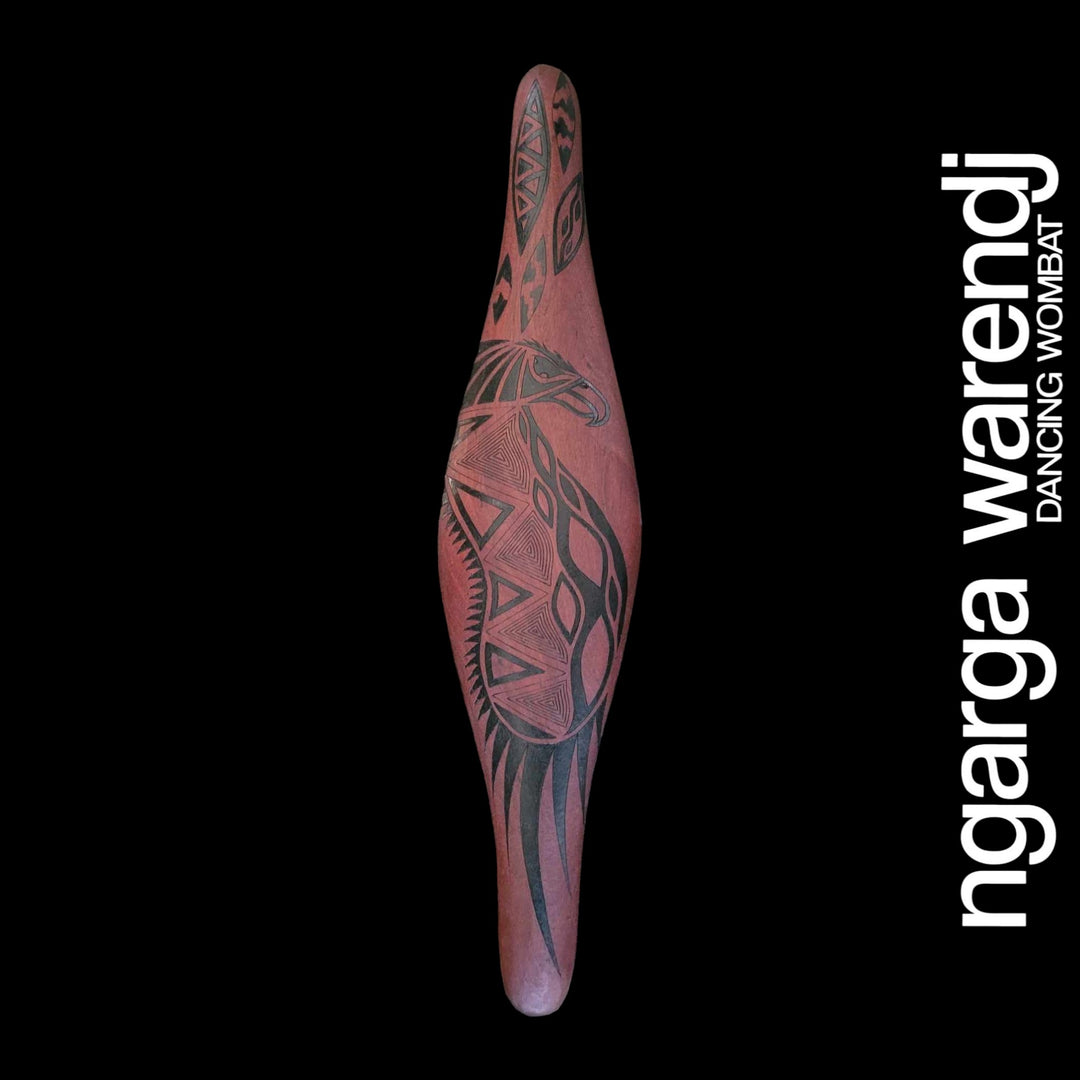 PARRYING SHIELD MEDIUM WIDE - BUNJIL THE WEDGE TAILED EAGLE
