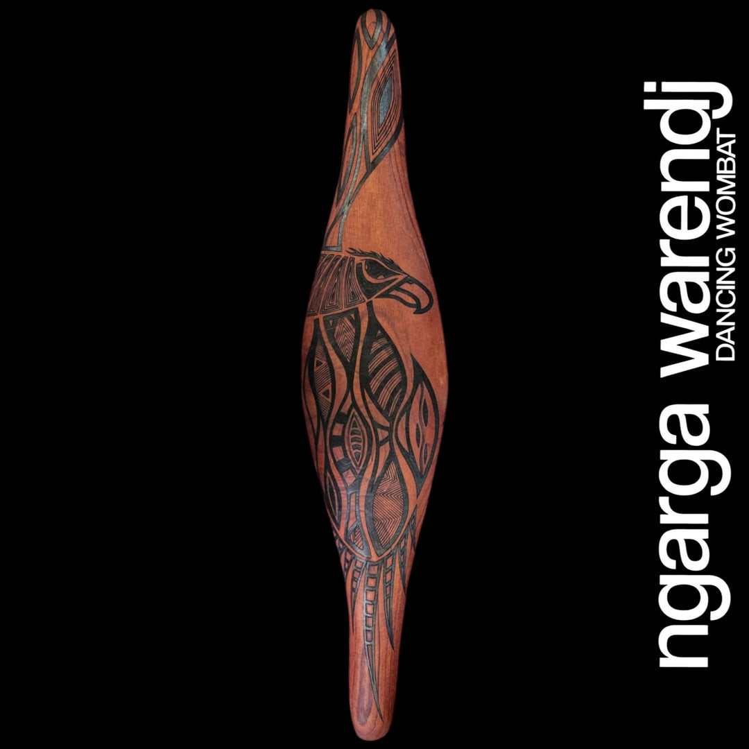 PARRYING SHIELD MEDIUM WIDE - BUNJIL THE WEDGE TAILED EAGLE