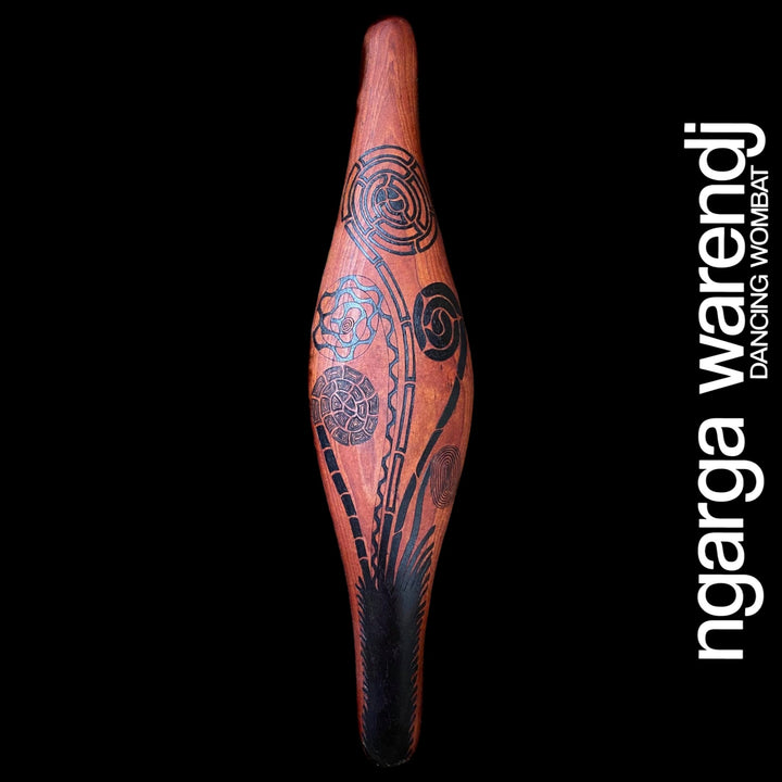 PARRYING SHIELD MEDIUM WIDE -  KWAMBEE JACK TREE FERN DESIGN