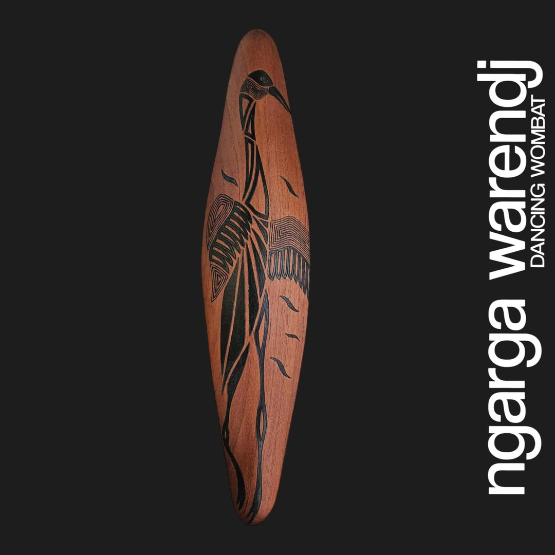 PARRYING SHIELD SMALL - GARROK THE BROLGA DESIGN