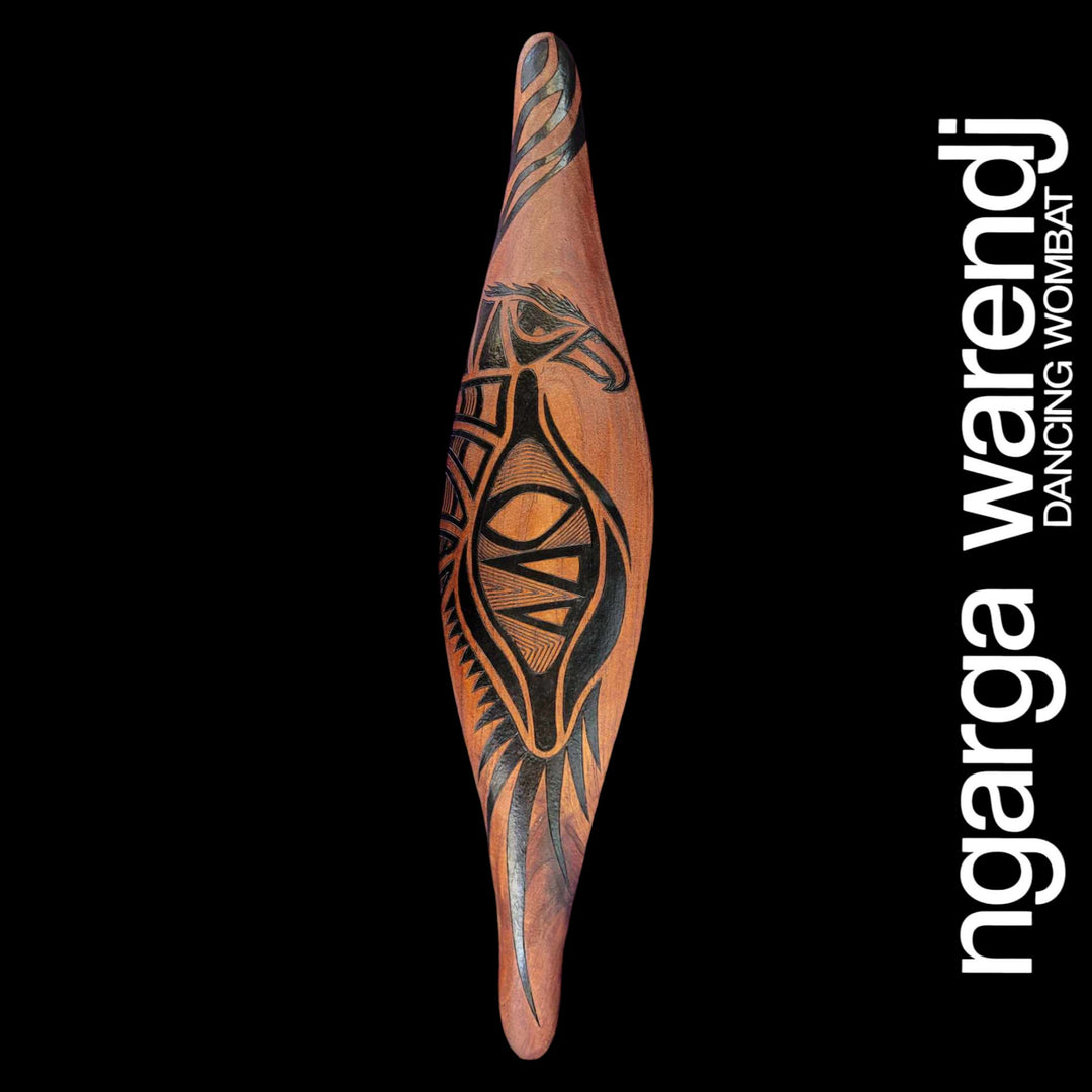 PARRYING SHIELD SMALL - BUNJIL THE WEDGE TAILED EAGLE DESIGN