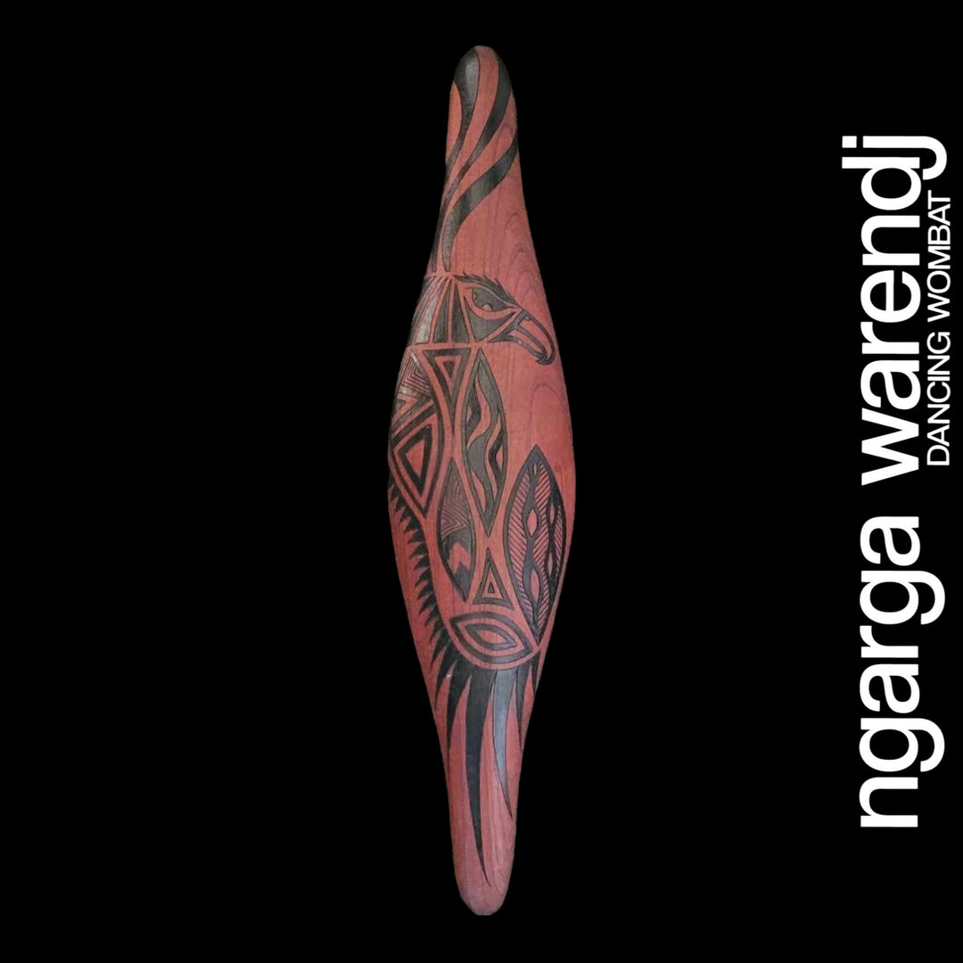 PARRYING SHIELD SMALL - BUNJIL THE WEDGE TAILED EAGLE DESIGN