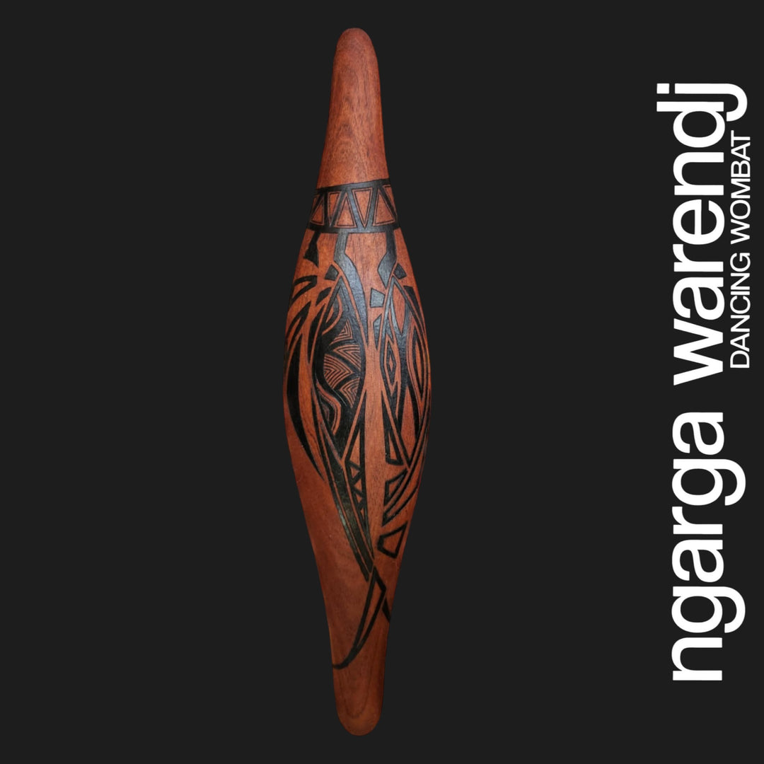 PARRYING SHIELD SMALL - WOMINDJEKA GUM LEAVES DESIGN
