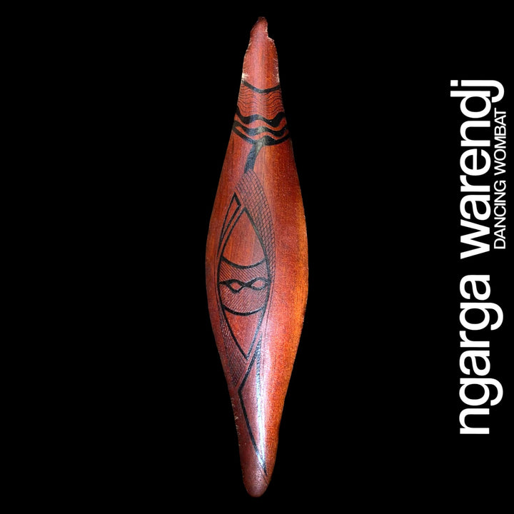 PARRYING SHIELD SMALL - WOMINDJEKA GUM LEAVES DESIGN