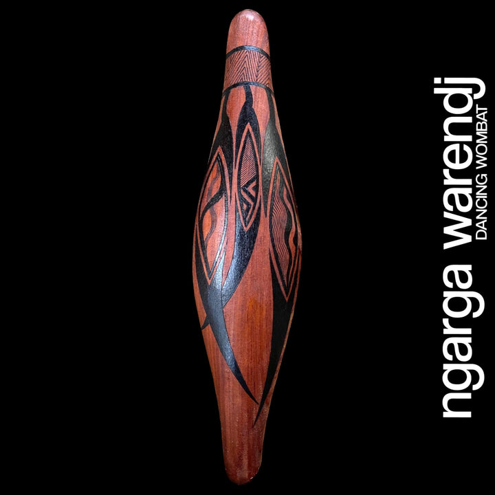 PARRYING SHIELD SMALL - WOMINDJEKA GUM LEAVES DESIGN