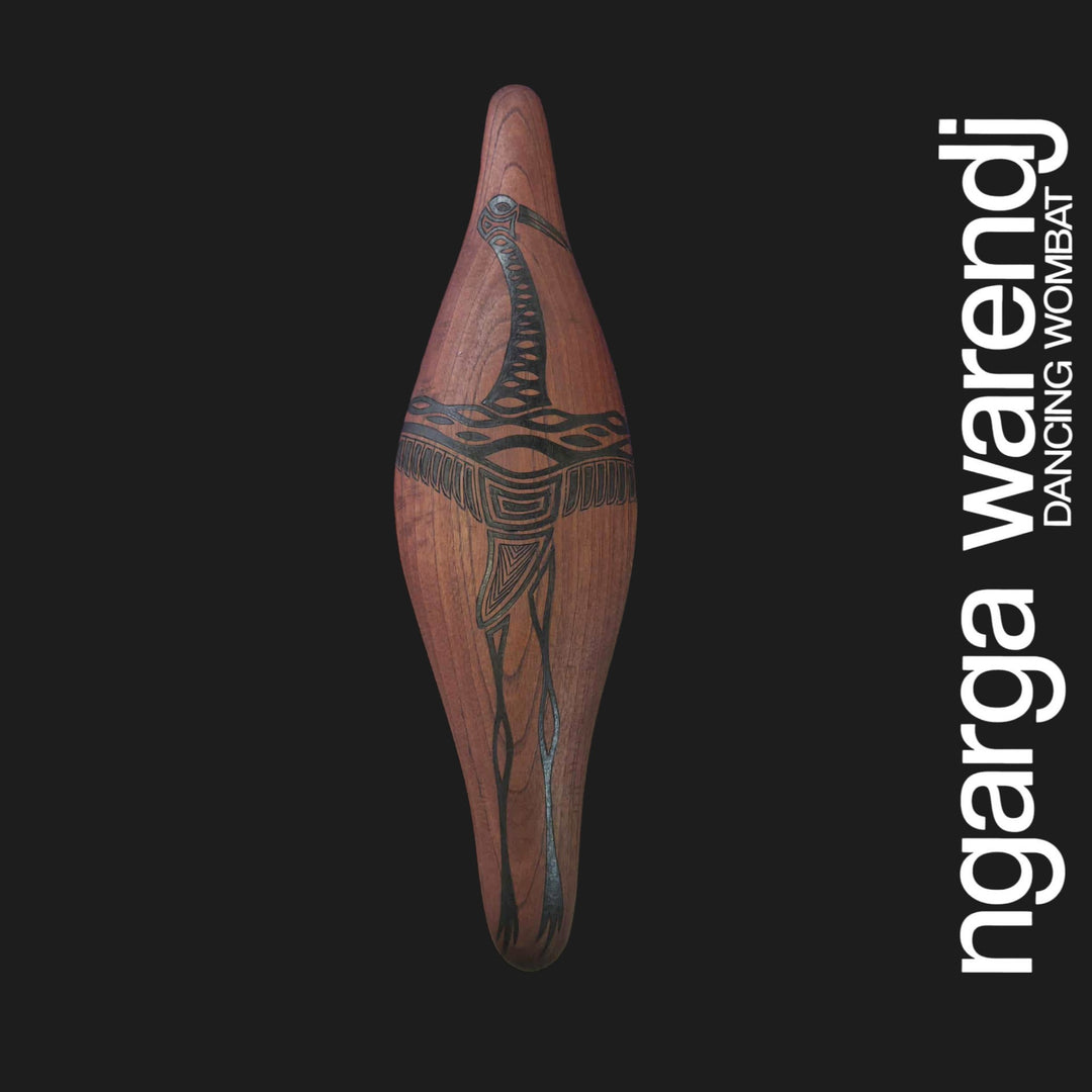 PARRYING SHIELD SMALL WIDE - GARORRK THE BROLGA DESIGN