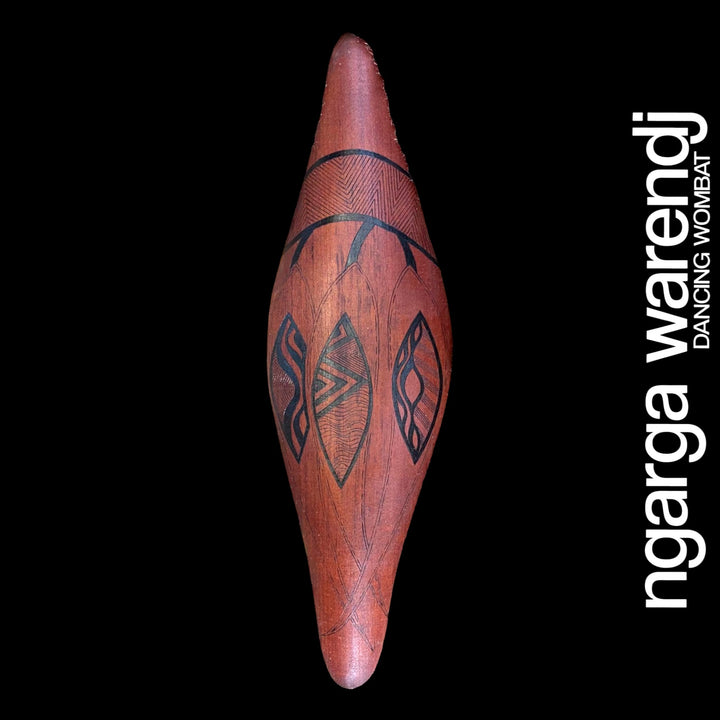 PARRYING SHIELD SMALL WIDE - GUM LEAVES WOMINDJEKA DESIGN