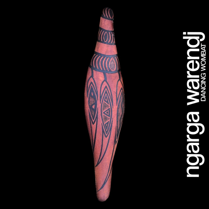 PARRYING SHIELD SMALL - WOMINDJEKA GUM LEAVES DESIGN