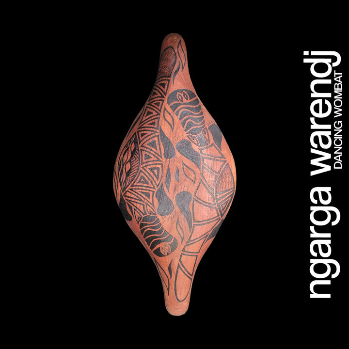 AUSTRALIAN RED CEDAR PARRYING SHIELD EXTRA WIDE - ASSORTED DESIGNS