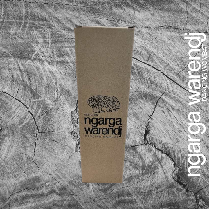 DOUBLE WALLED INSULATED STAINLESS STEEL FLASK WITH INFUSER 500ML - BUNJIL THE WEDGE TAILED EAGLE DESIGN - BLACK OR WHITE