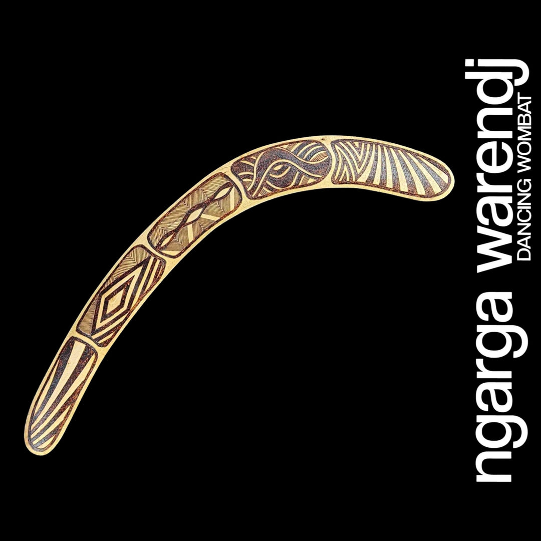 BOOMERANG WANGIM SATIN BOX LARGE GUGRA POSSUM CLOAK DESIGN