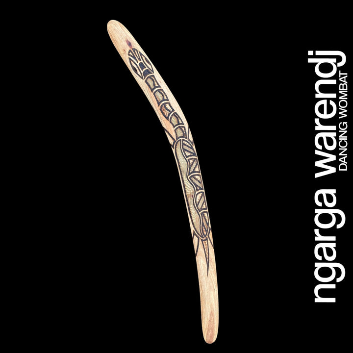 BAREBIN BUK TURTLE BOOMERANG WANGIM STRINGYBARK LARGE