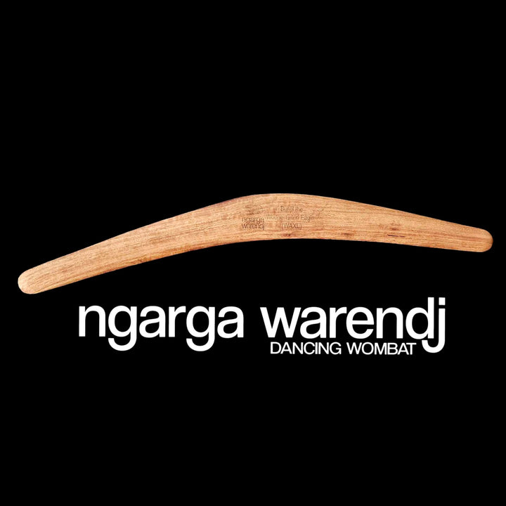BOOMERANG WANGIM YELLOW STRINGYBARK X-LARGE BUNDJIL WEDGE TAILED EAGLE DESIGN