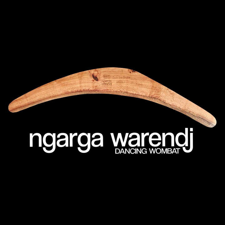 GAAN THE SNAKE BOOMERANG WANGIM QLD SILKY OAK X-LARGE