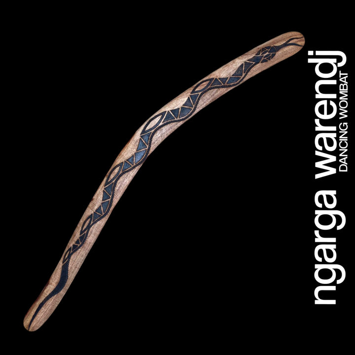 GAAN THE SNAKE BOOMERANG WANGIM STRINGYBARK X-LARGE
