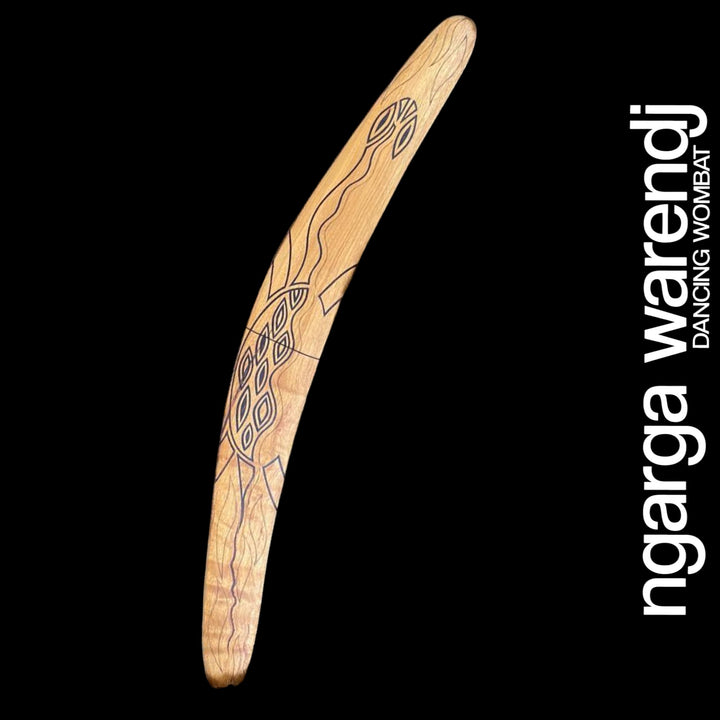 BAREBIN BUK THE TURTLE BOOMERANG WANGIM STRINGYBARK X-LARGE