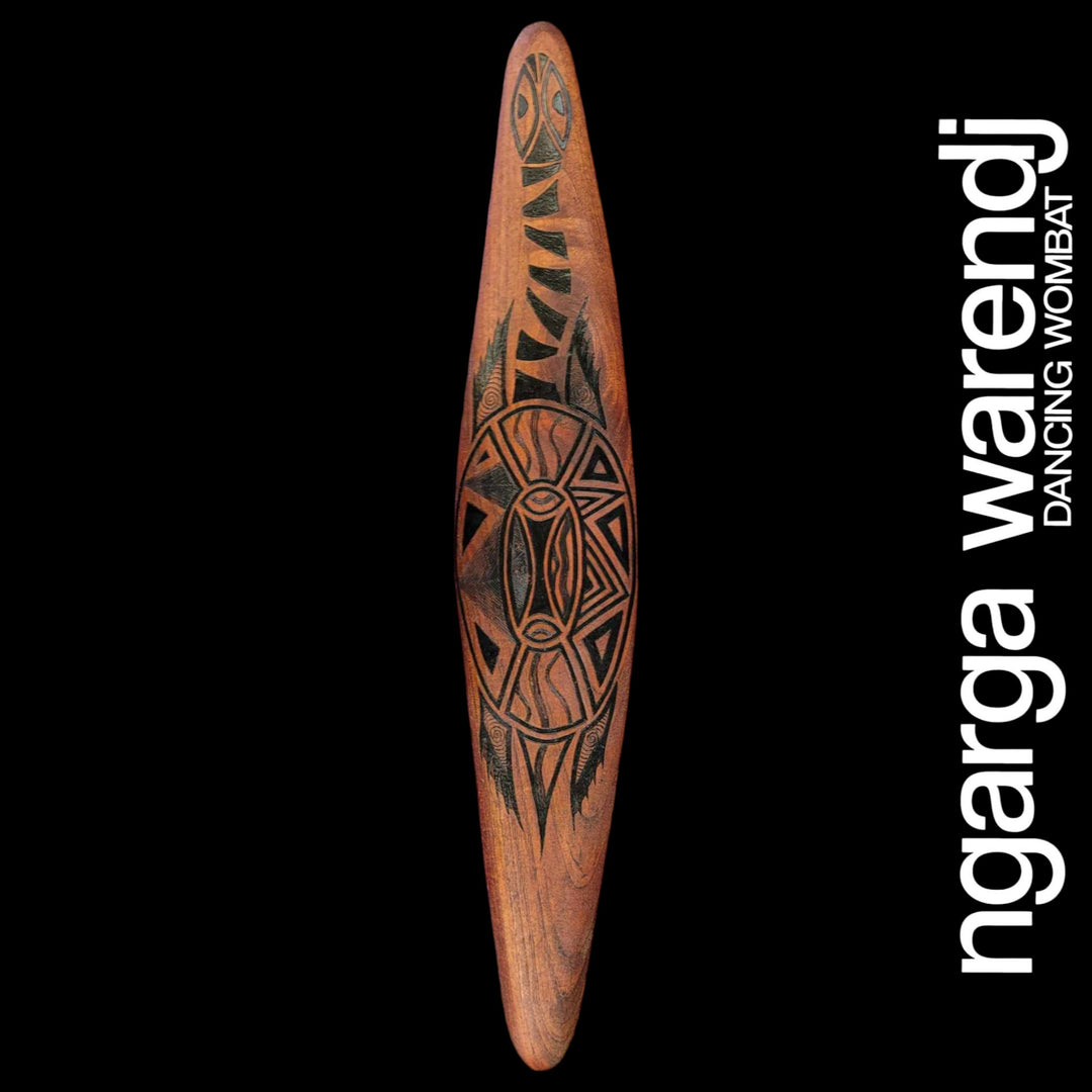 WALL SHIELD MEDIUM - BAREBIN BUK THE LONG NECK TURTLE DESIGN