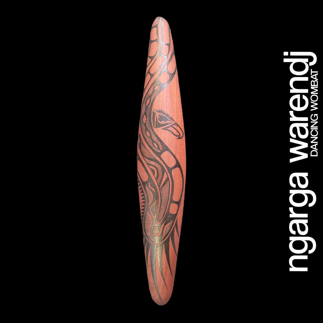 WALL SHIELD MEDIUM - BUNJIL THE WEDGE TAILED EAGLE DESIGN