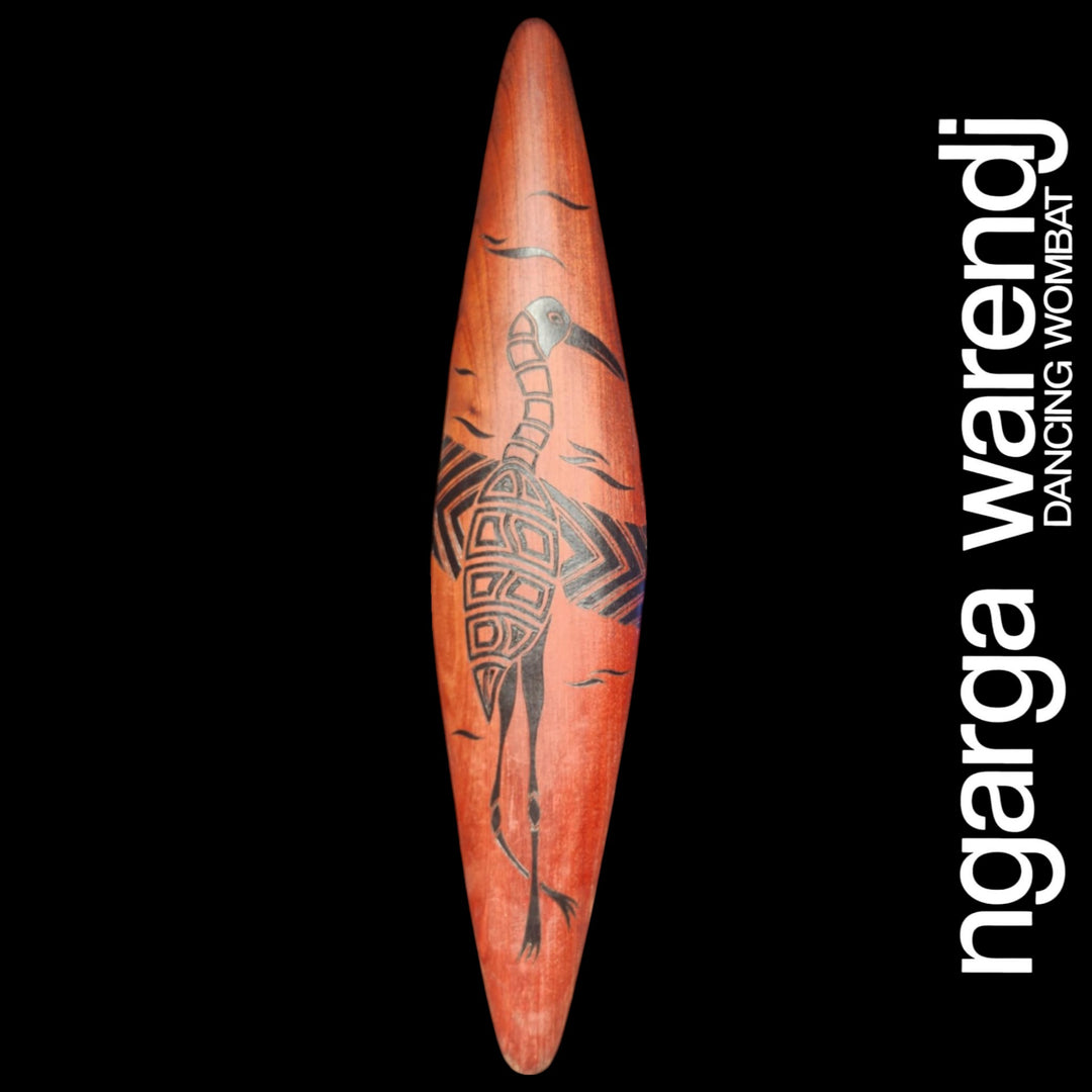 WALL SHIELD MEDIUM WIDE - GARRORK THE BROLGA DESIGN
