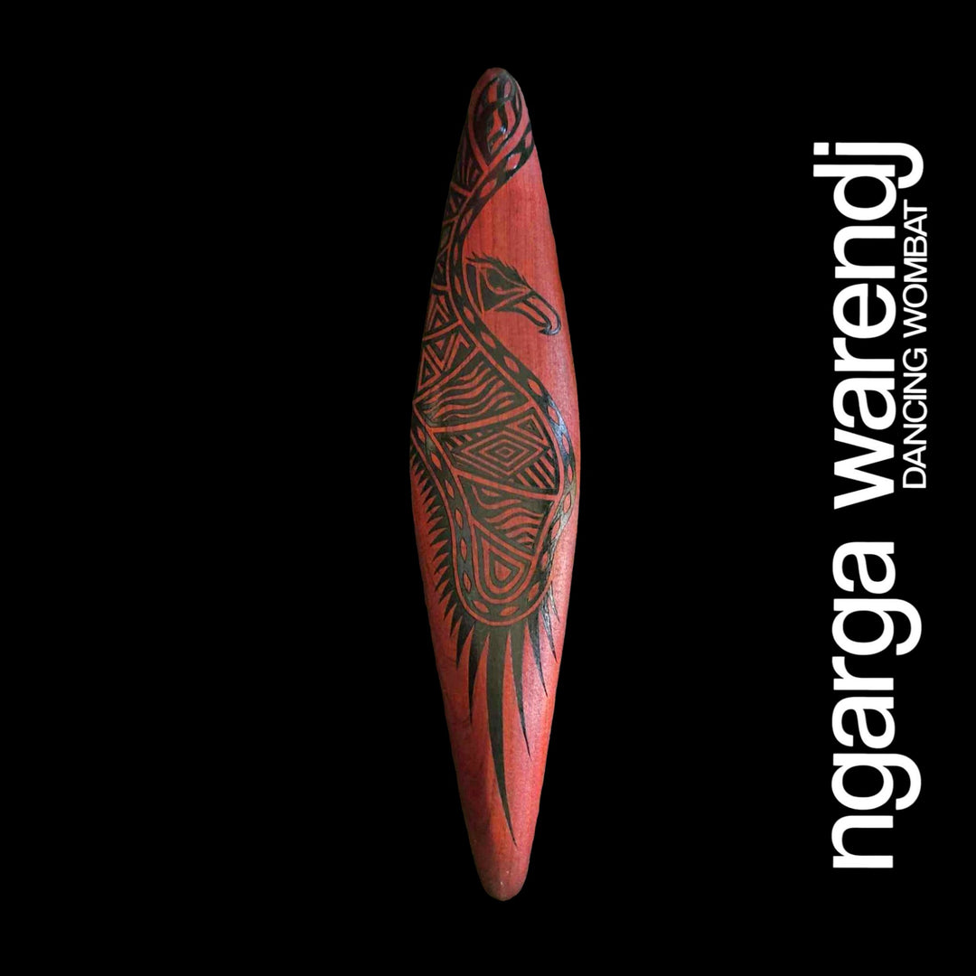 WALL SHIELD MEDIUM WIDE - BUNJIL THE WEDGE TAILED EAGLE DESIGN