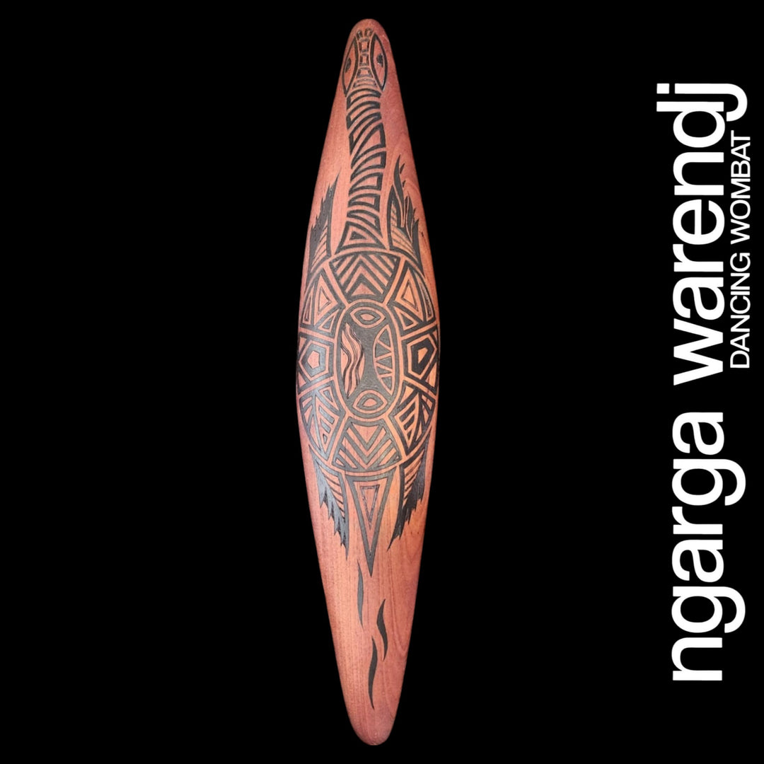 WALL MALGARR MEDIUM WIDE - BARBIN BUK THE LONG NECKED TURTLE DESIGN
