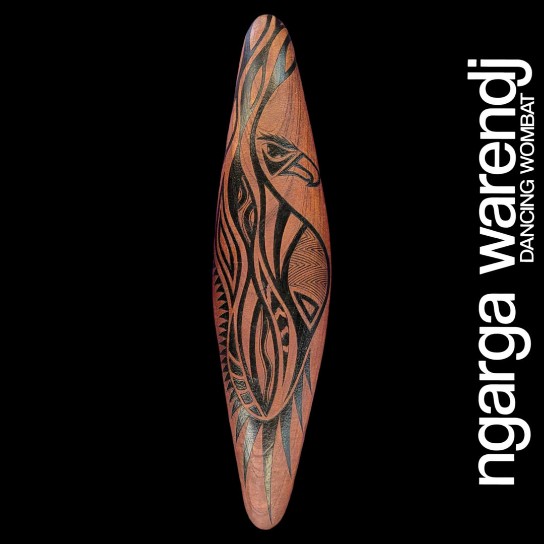 WALL SHIELD SMALL - BUNJIL THE WEDGE TAIL EAGLE DESIGN
