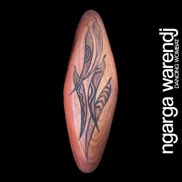 WALL SHIELD SMALL WIDE - WOMINDJEKA GUM LEAVES DESIGN
