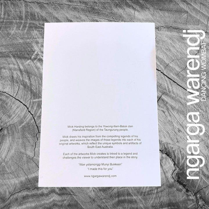 WOMINDJEKA GUM LEAF AND STORY CARD