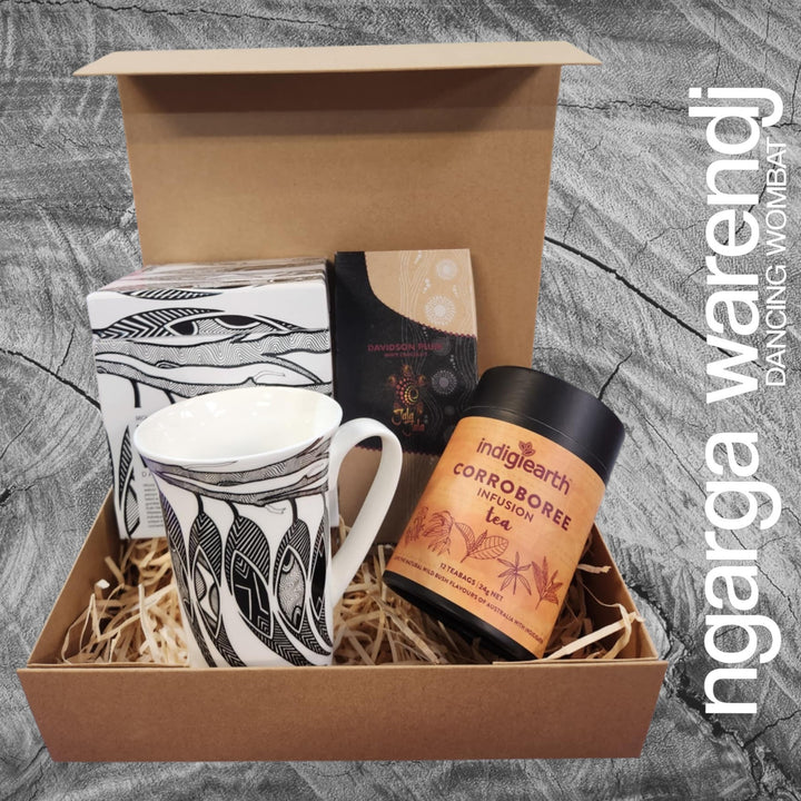 Ngarga Warendj Gift Box Indigiearth Tea, Chocolate and Mug Hamper Pack