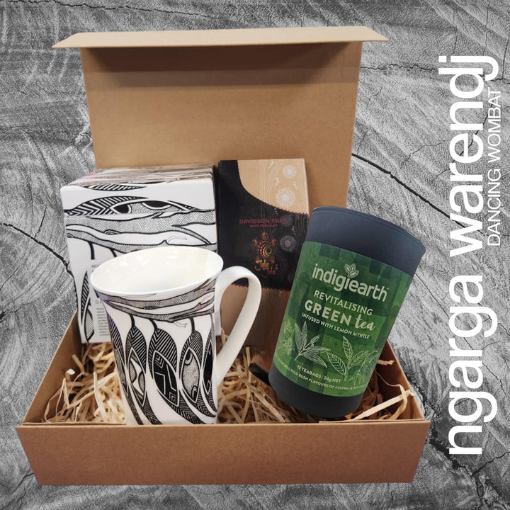 Ngarga Warendj Gift Box Indigiearth Tea, Chocolate and Mug Hamper Pack