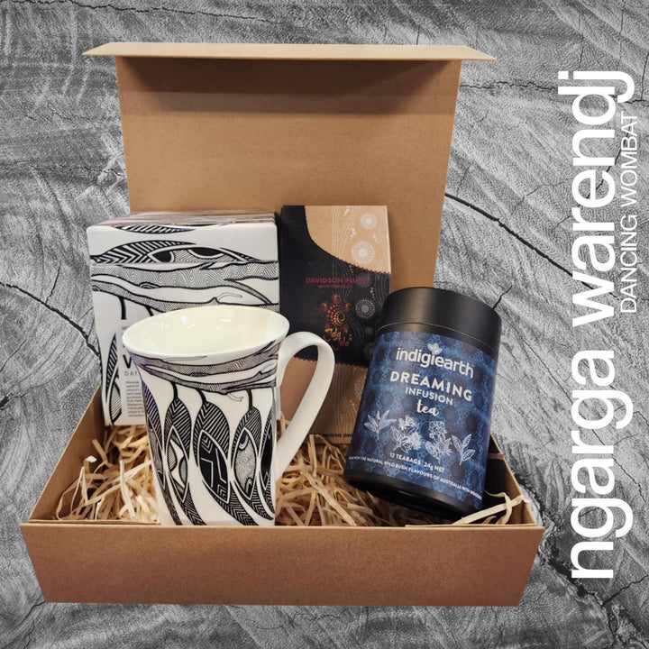 Ngarga Warendj Gift Box Indigiearth Tea, Chocolate and Mug Hamper Pack